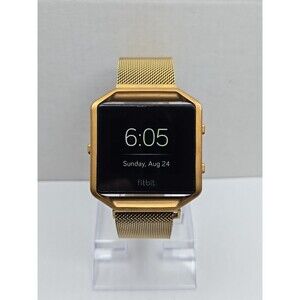Fitbit Blaze FB502 Smart Fitness Watch Heart Rate Tracker Tested With Charger
